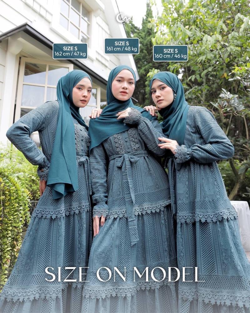 Product Introduction of LA BELLE ALEXANDRIA DRESS COVERME ID  dress brukat 4