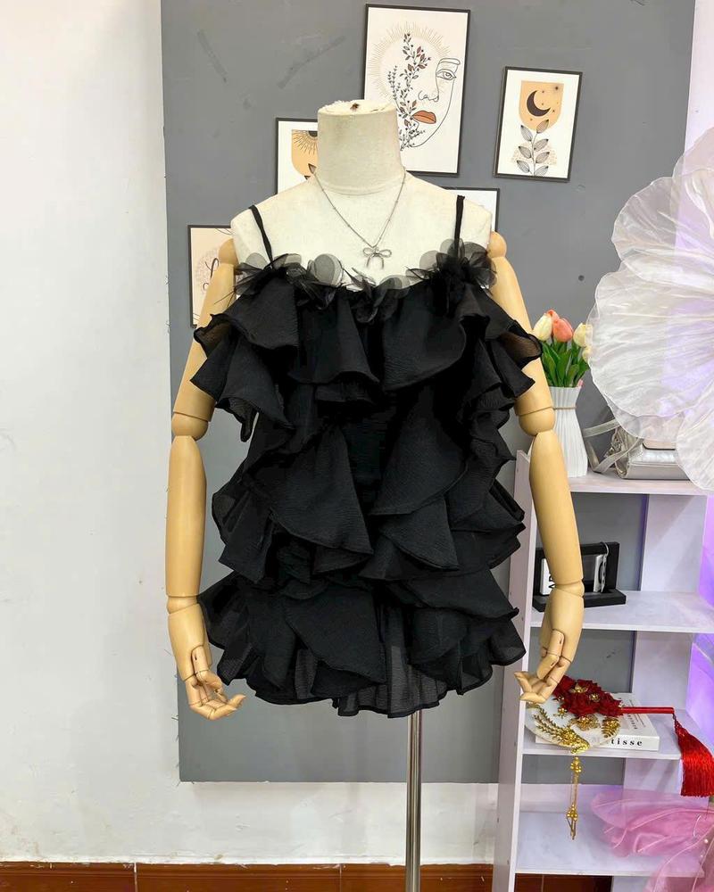 Product Introduction of Jumpsuit Bèo 2 Dây Hở Lưng Quyến Rũ - Chất Liệu Vải Tổng Hợp Mềm Mại, Thoáng Mát - Size S, M, Thiết Kế Thời Trang T Nữ Women 20