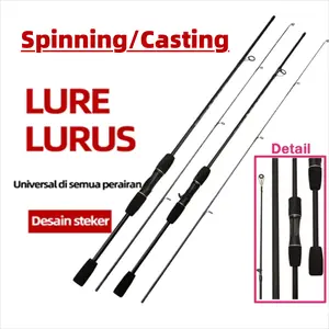 Joran Pancing 1.8M/2.1M Joran Serat Kaco BC Joran Putar/Tongkat Casting