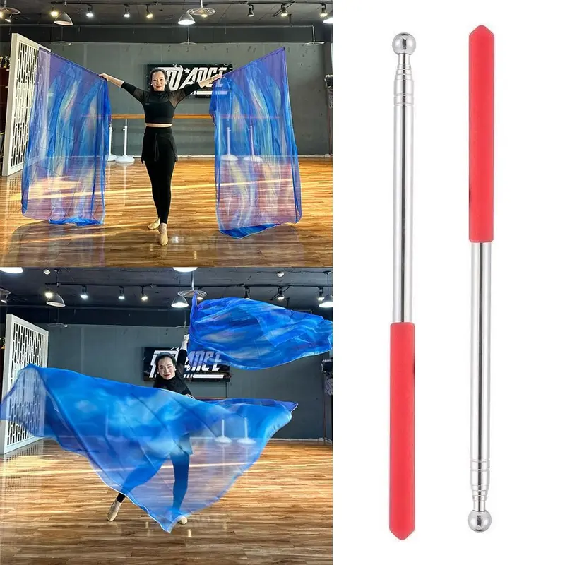New with Telescopic Sticks Belly Dance Accessories Props Scalable ...