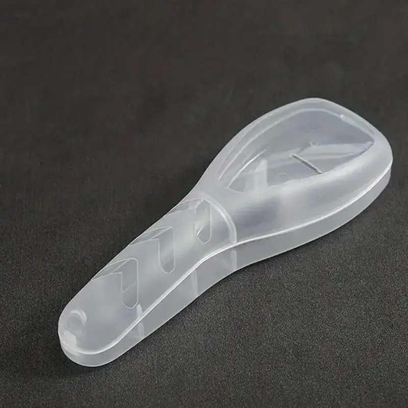 Letter Pattern Shaver Holder, 1 Count Portable Travel Shaver Box, Transparent Shaver Stand for Travel, Plastic Shaver Protective Box, Suitable for Travel, Work, Travel 5