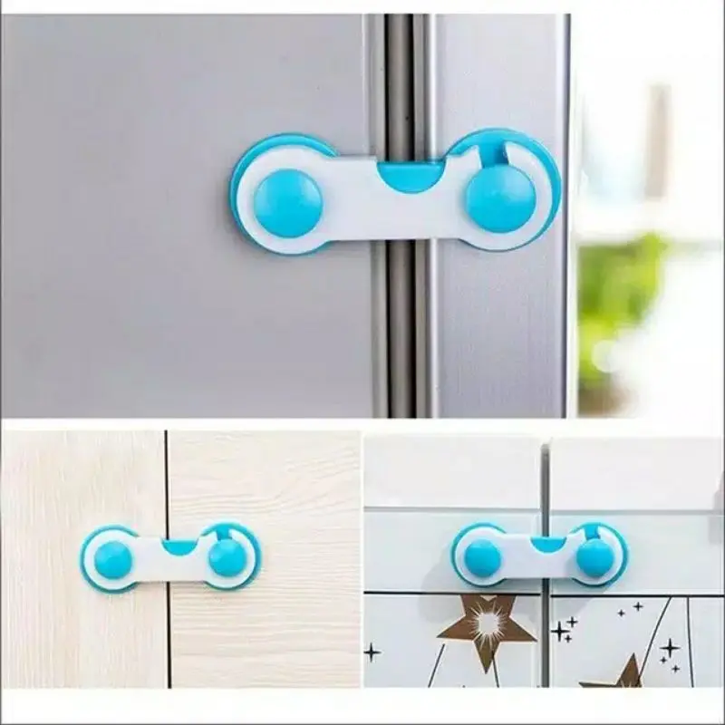 Penahan Universal Pengaman Pintu Lemari Variasi Warna Panjang 10cm Aman untuk Anak