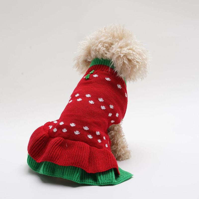Product Introduction of Cute Tree Pattern Pet Sweater, 1 Count Comfortable Pet Clothes, Pet Clothing for Small Medium Large Dogs & Cats 0