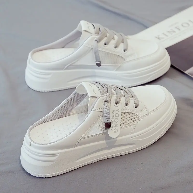 Giày sục nữ thể thao phối vải lưới Shoes
