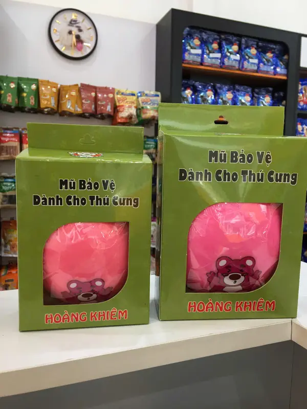 NÓN BẢO HIỂM CHO CHÓ MÈO CÓ CHONG CHÓNG CỰC CUTE 3