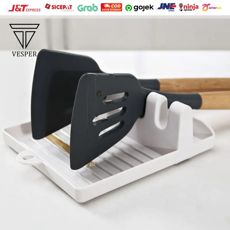 holder alat masak centong sendok dapur spatula storage mat serbaguna 0