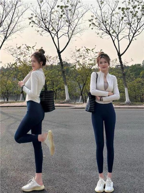 Product Introduction of Bộ Quần Áo Tập Yoga, Dành Cho Nữ, Bộ Sưu Tập Thu Đông, Áo Chạy Bộ Bó Sát Nhanh Khô, Dài Tay, Thích Hợp Để Tập Luyện Pilates, Quần Áo Tập Luyện, Áo Khoác, Năm 2024 19