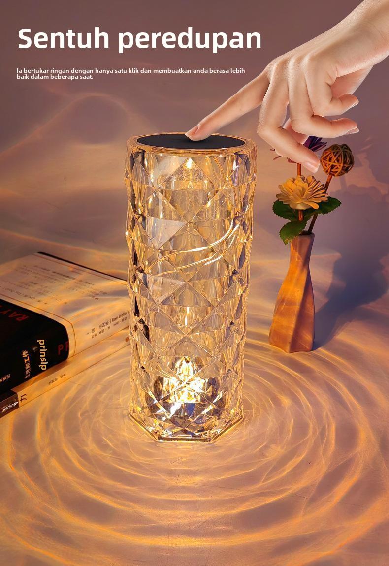 Product Introduction of Luxury Night lights with new rose atmosphere lights 3