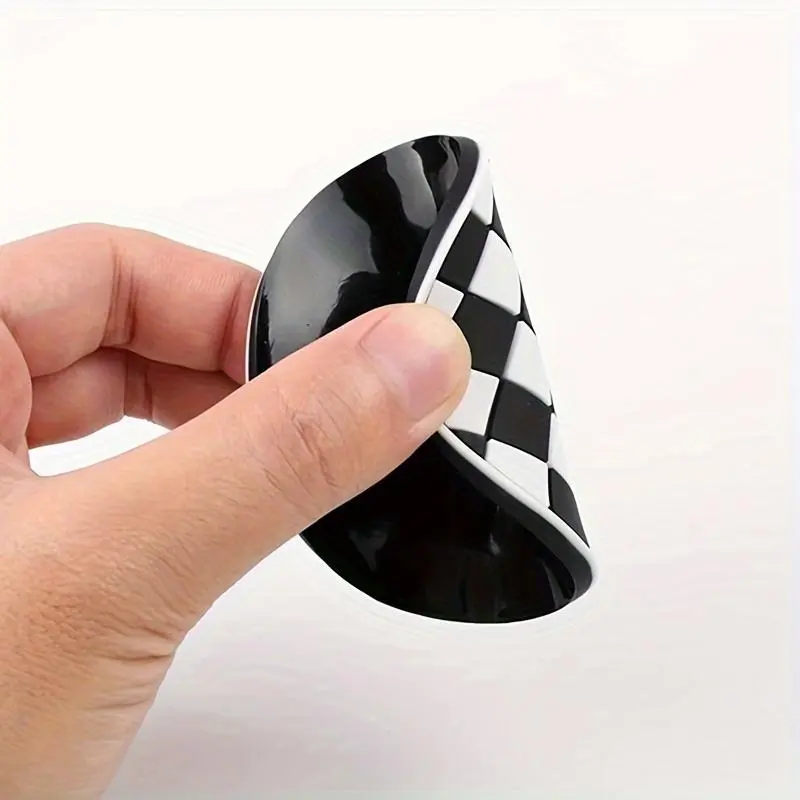Round Flower Pattern Car Coasters, Non-slip Car Cup Holder Pad, Car Interior Accessories for Gift 2