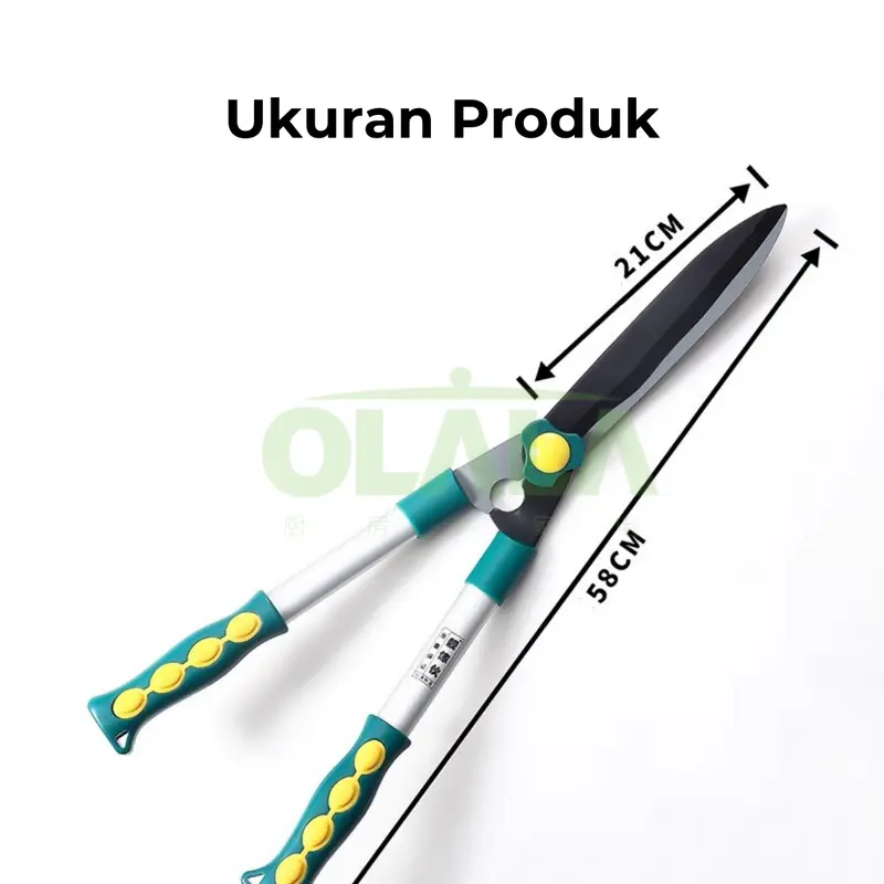 【COD】Gunting Rumput Super Tajam 48CM Pegangan Karet Potong Rumput Alat Berkebun Gunting Ranting OLL-94028 4