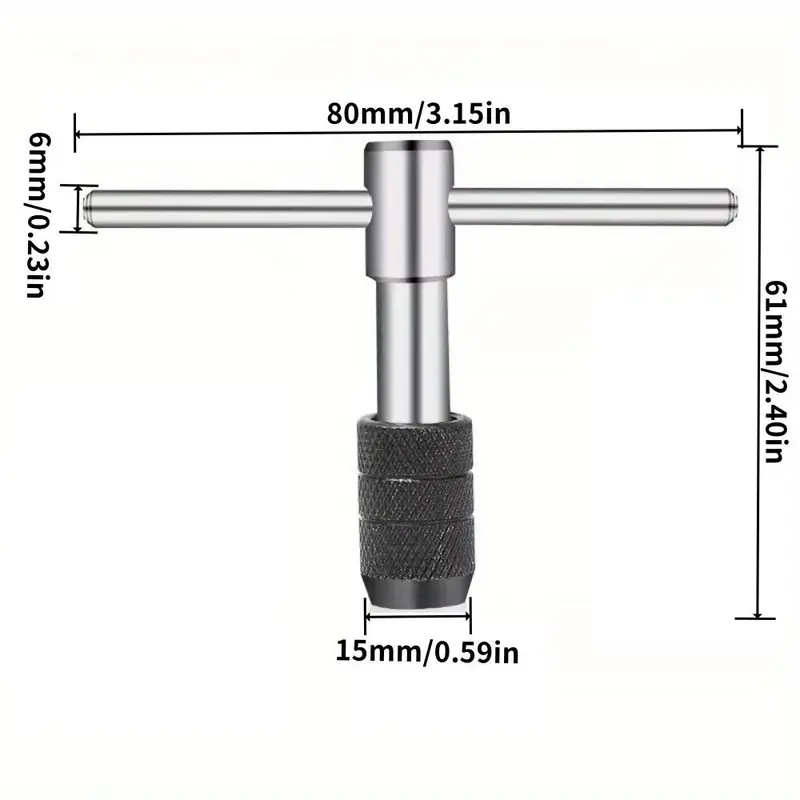 1 Set Complete Hand Tap Tapping Set, Thread Repairer, Drill Bit Tapper, Wire Repair Clip Head Tool Kit, Multifunctional Hand Repair Tool Kit 2