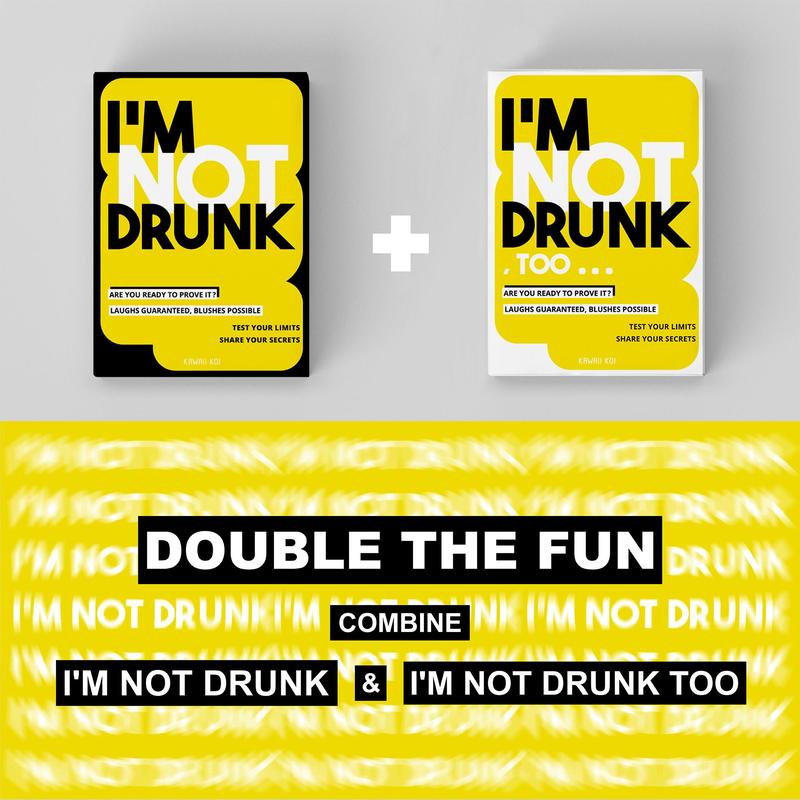 I'm Not Drunk Drinking Game, Drinking Card Game, Drinking Game For Parties & Game Nights, Party Game Ideas, Gift for Her, Men's Gift 7