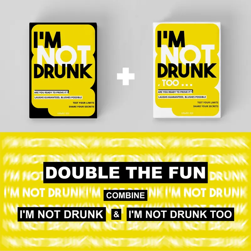 I'm Not Drunk Drinking Game, Drinking Card Game, Drinking Game For Parties & Game Nights, Party Game Ideas, Gift for Her, Men's Gift 7