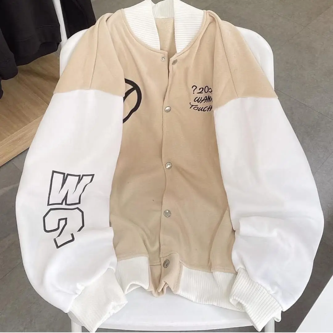 Sweater Wanita Terbaru | Wanna Baseball | Jacket wanita Syle Korean | Basball Wanita Jacket Wanita Terbaru