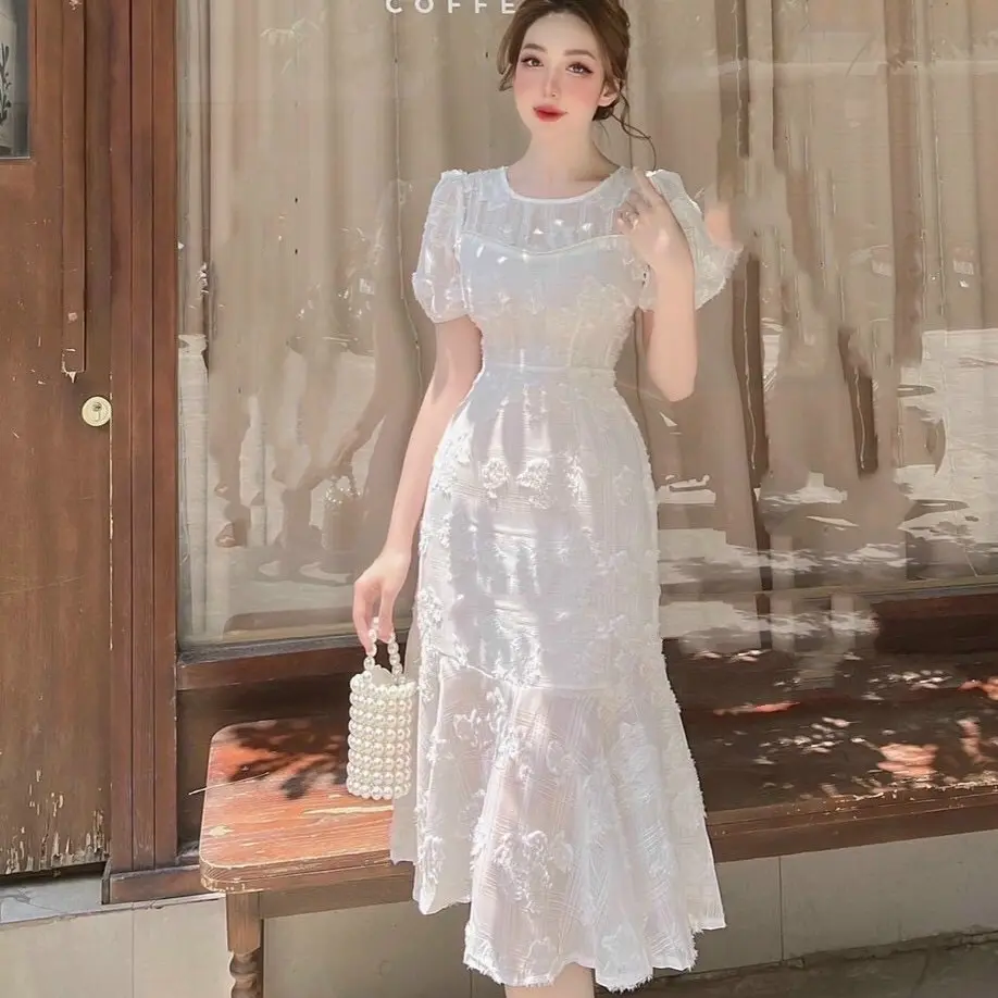 Đầm đuôi cá siêu phẩm 2 màu SL