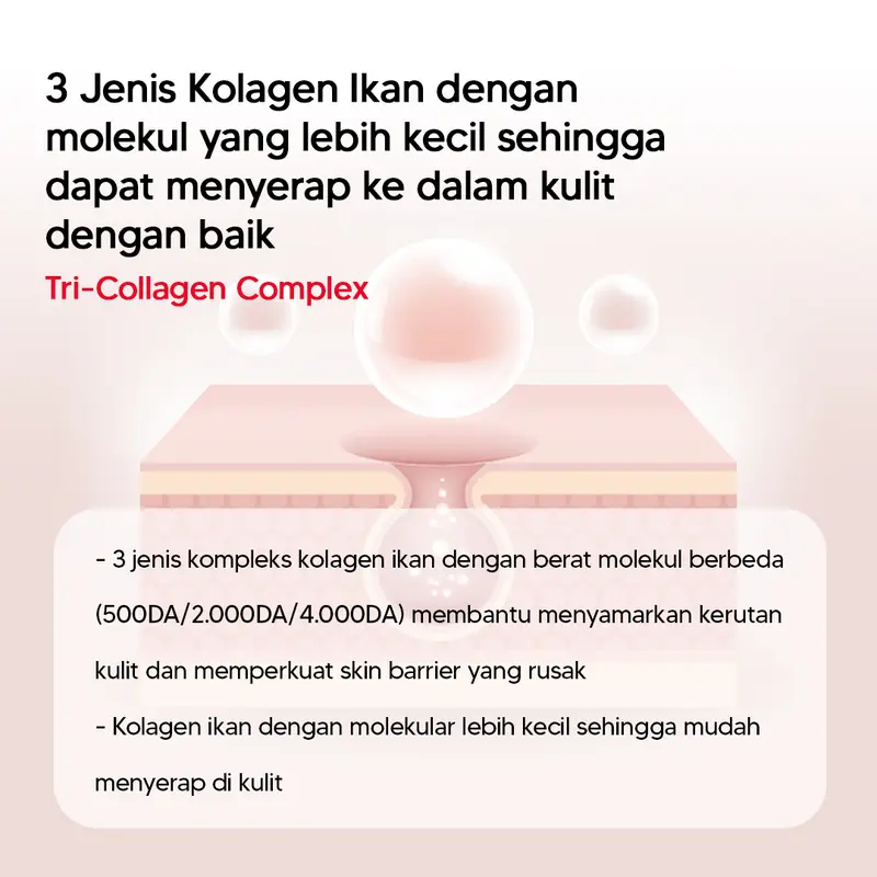 ENPRANI Wrinkle Care Pomegranate Collagen Stick acid wajah Hyaluronic Mencerahkan Aging 5