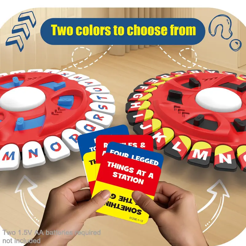 Alphabet Learning Game, 1 Count Letter Press Game, Quick Thinking Letter Press Game, Fast-paced Board Game for Family & Friends 7