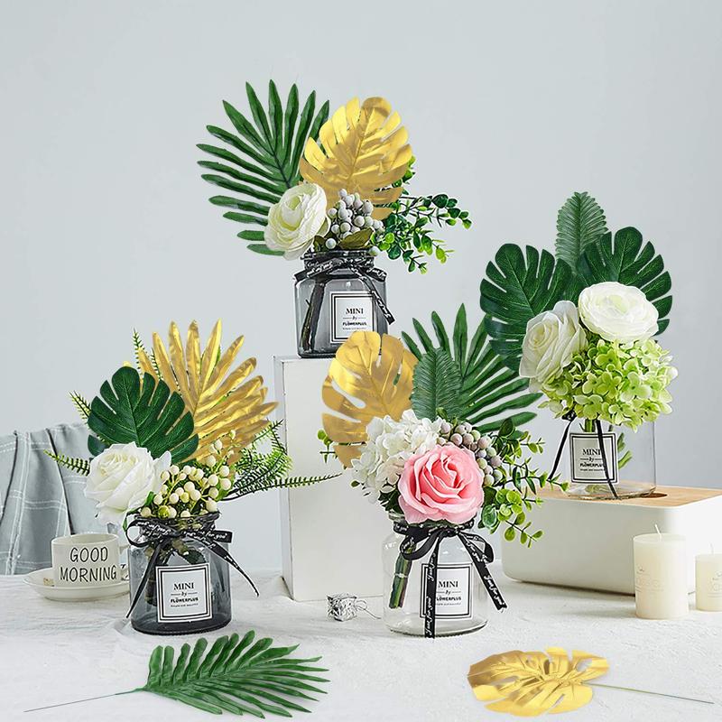 Product Introduction of Artificial Monstera Leaf Hawaiian Party Simulation Plant Wedding Balloon Decoration Tropical Leaves 6