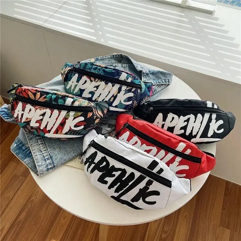 Hip Hop Crossbody Bag for Men and Women Shoulder Messenger Bag Waterproof Short Trip Sports Chest Waist Bag New Fashion