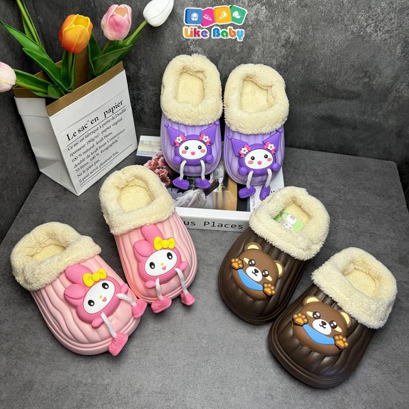  Dép Cho Bé Trai Bé Gái Từ 2-12 Tuổi Đi Trong Nhà  Siêu Nhẹ Hàng Xuất Khẩu Dép Lê Bé Gái D180 