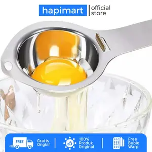 Egg Separator Stainless Steel Alat Pemisah Kuning Telur Anti Karat