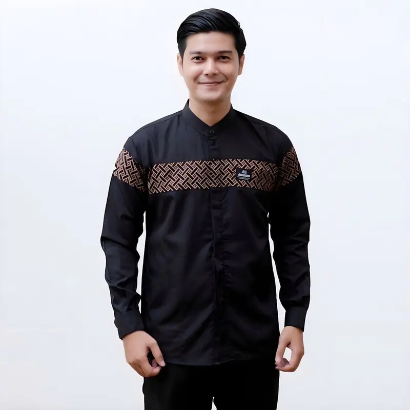 baju koko pria dewasa lengan panjang terbaru motif kobata Koko syubbanul muslimin koko azzahir koko baju 2