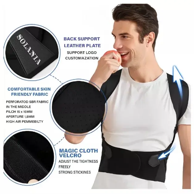 (PUNGGUNG TEGAK) Korset penegak punggung size M-3XL Posture corrector belt / Korset penyangga punggung bungkuk jadi tegak 1