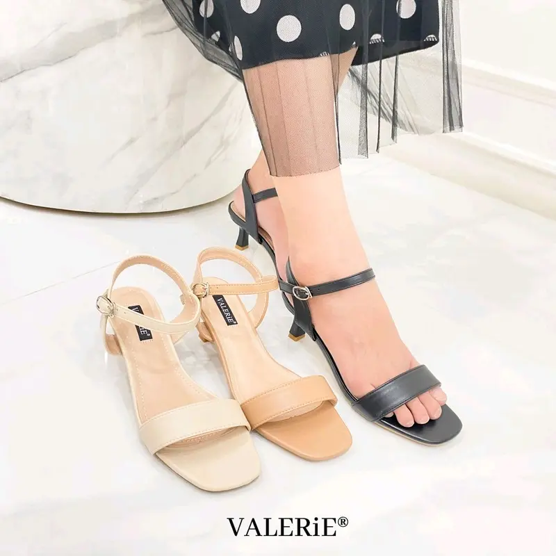 Stefani VALERiE Heels 3cm size kecil 35-40 Sendal Sandal Wanita 4