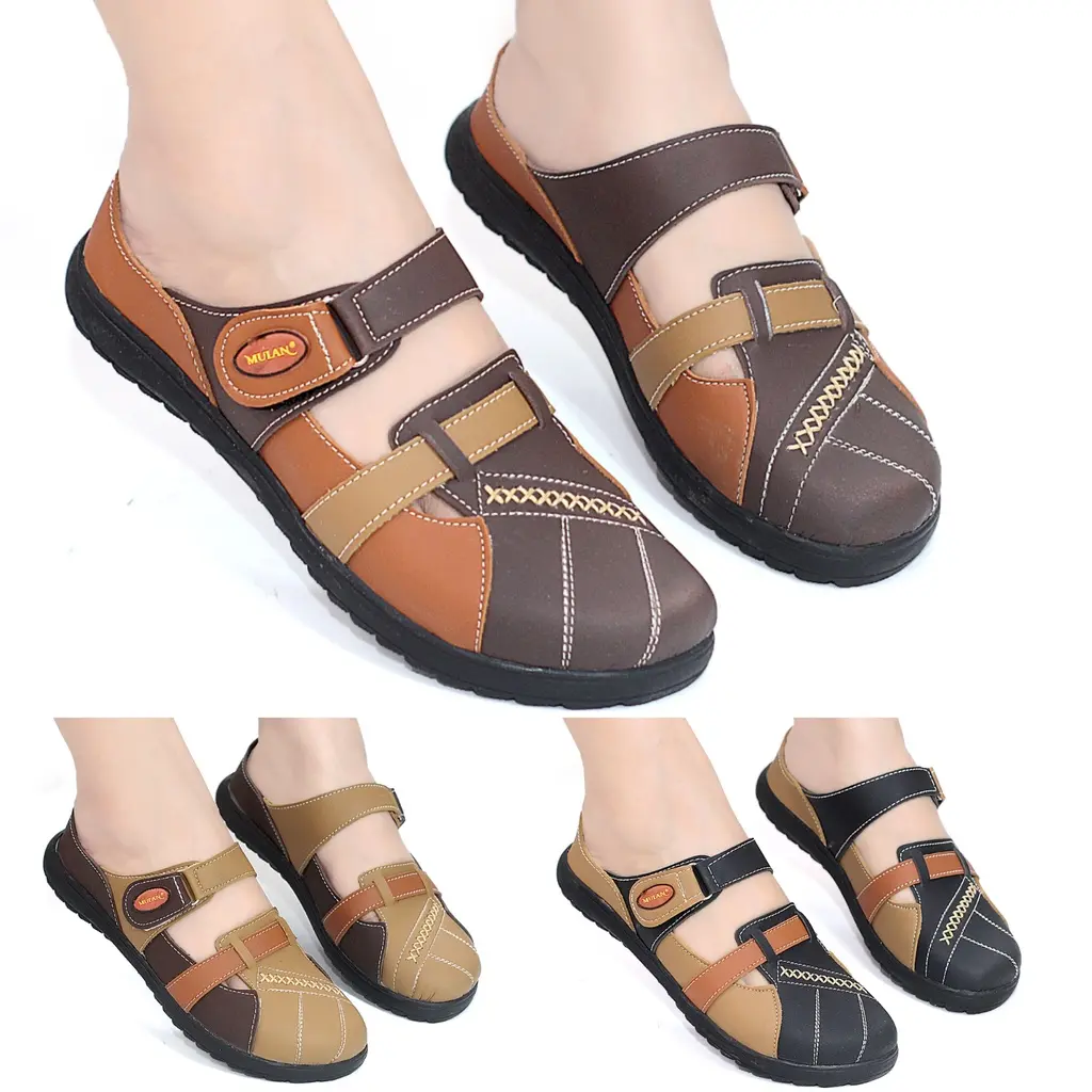 Sepatu Mulan Casual Sepatu Sandal Wanita Sepatu Sandal Mules Wanita Slip Sandal Wanita Casual Mulan