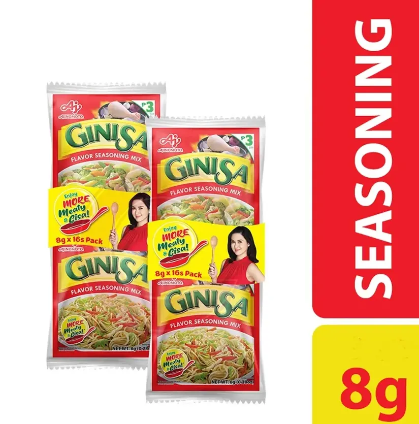 Ajinomoto Brand Ginisa Flavor Seasoning Mix 8g (Pack of 16) Spice