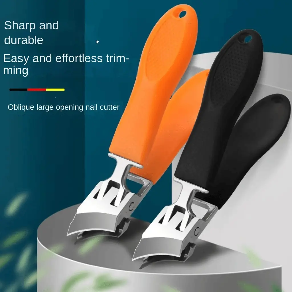 Large Opening Nail Clippers Pointed Nail Clippers Large Flat Mouth Slant Mouth Original Nail Clippers Manicure Household Tools Clippers