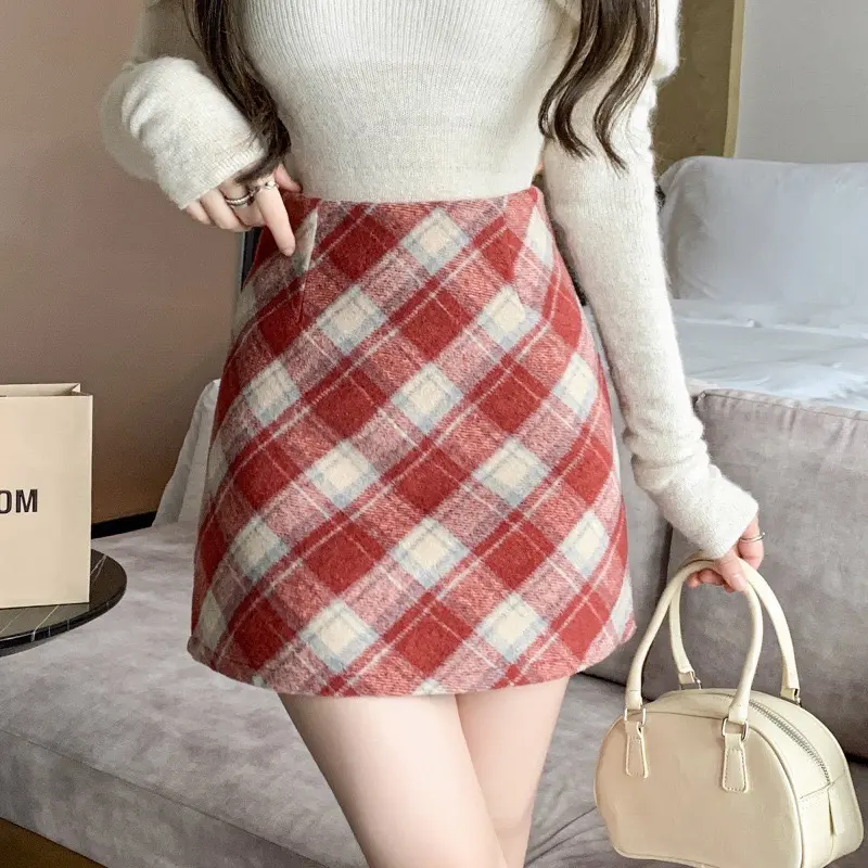 XẢ KHO NGHỈ TẾT chân váy kẻ caro ép mùng 3