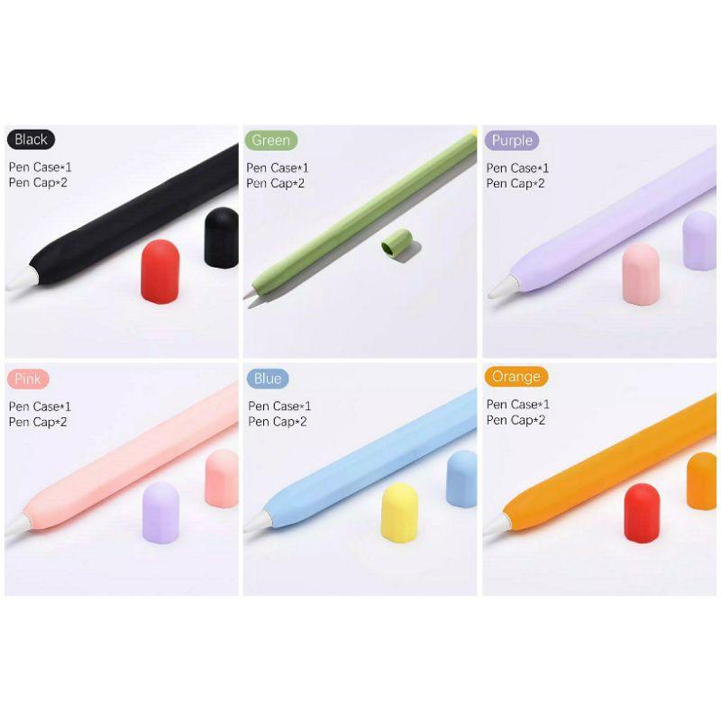 Product Introduction of Contrast Silicone Anti Slip Apple Pencil 1/2 Pen Case Pencil Holder 1, 2, Pen Holder, Silicone Pen Holder, Pen Holder Accessory 16