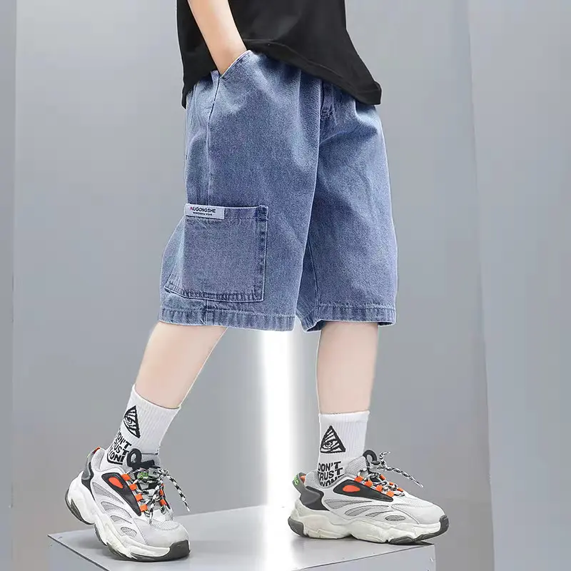 Quần Jean Ngố SHE + PER Dáng Thể Thao Năng Động Cho Bé Trai - Phù Hợp Với Mọi Mùa - Các Size Từ 18kg Đến 55kg đi học