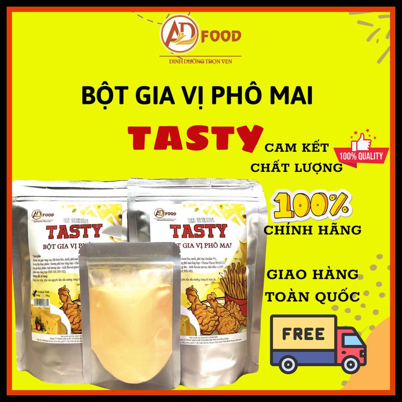 1Kg Bột gia vị phô mai Tasty - gia vị lắc bánh gạo, khoai tây chiên, làm nước sốt...