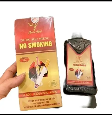 [ tặng Quà ] Nước súc miệng cai thuốc Xuân Vinh nosmoking an toàn cho người Việt 400ml