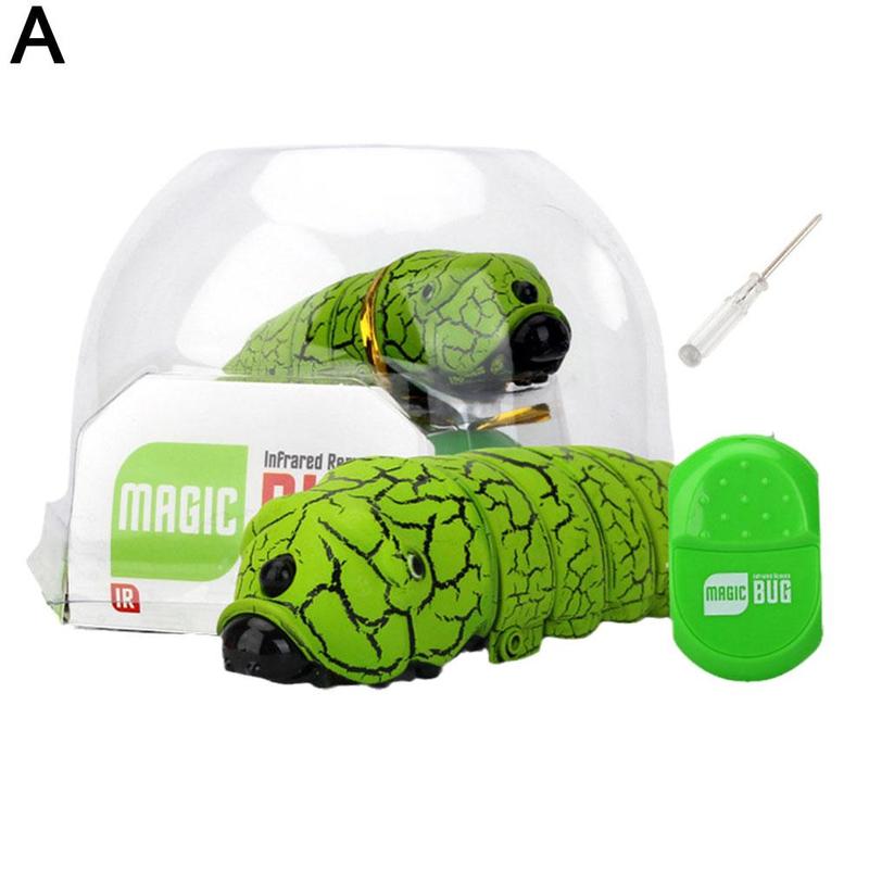 Product Introduction of New And Unique Simulation Remote Control Caterpillar Electric Trick Simulation Toy Insect J5L0 24