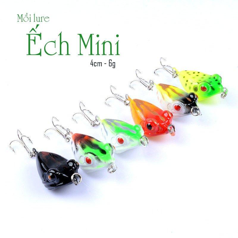 Mồi câu lure Ếch Mini nhiều màu sắc sinh động câu cá đa dạng mồi câu cá siêu nhậy mã M24