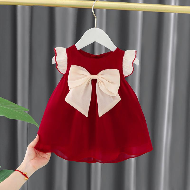 Girls Summer Princess Skirt 3 Baby Girls Korean Fashion Summer Dress Skirt 1-2 Years Old Girls Trend Dresses Substitute Hair 0