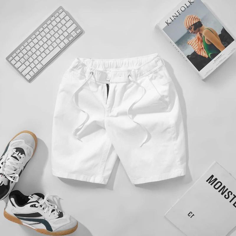 Quần short kaki quần ngố trên gối chất vải kaki cotton cao cấp mềm mịn, co giãn phong cách Hàn Quốc Menswear 1