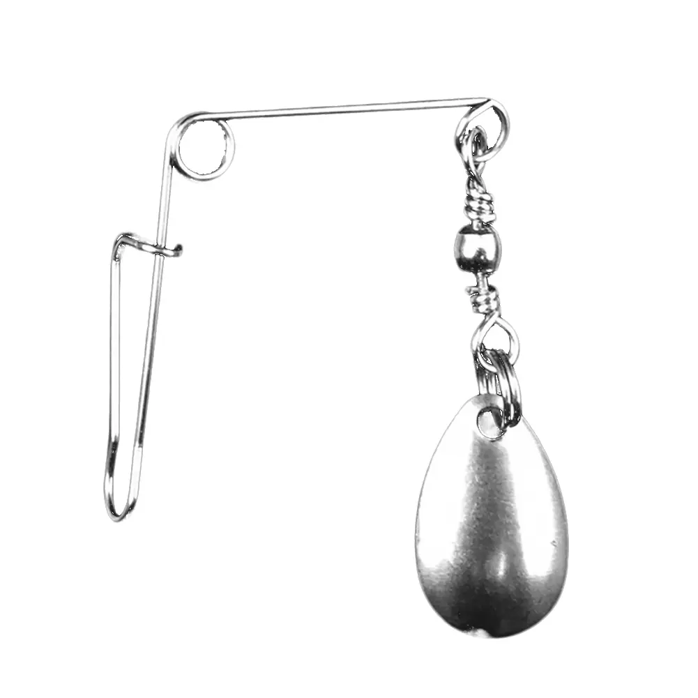 Zwudqco- Stainless Steel Spinnerbait Blade Lures Rigs Fishing Spoons Balance Bracket