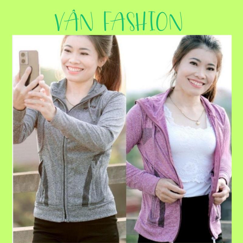 2 ÁO KHOÁC NỮ CHẤT VẢI THUN LẠNH MÁT MỊN 4 TÚI CÓ DÂY KÉO GIÁ SIÊU SỐC