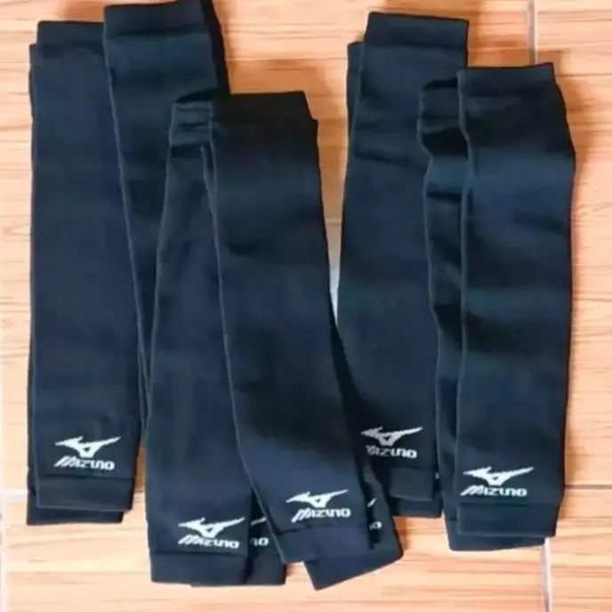 ARM SLEEVE MIZUNO MANSET TANGAN SEPEDA SARUNG LENGAN VOLLY,BERSEPEDA MANSET SPORTY SARUNG LENGAN HITAM POLOS Pakaian 4