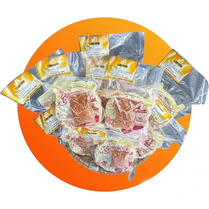 Combo 10 gói mỳ cay kèm gói gia vị 1like food đậm đà hương vị miền tây (tặng kèm 300g kim chi và chai muối chấm đỏ) 0