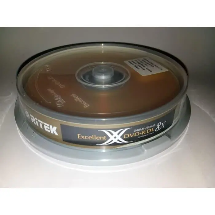 DVD+R DL Ritek Double Layer 8.5 GB TBG10
