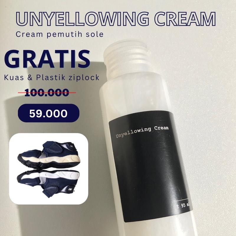 Unyellowing sepatu penghilang noda kuning pemutih karet sepatu unyellowing midsole Putih Shoe 0