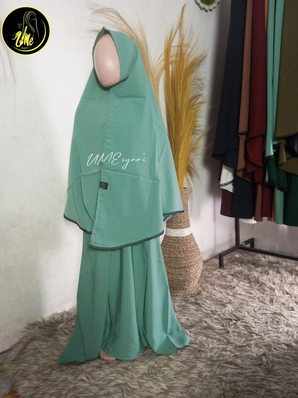 GAMIS SET ANAK PEREMPUAN/GAMIS ANAK/BUSANA MUSLIM ANAK 6