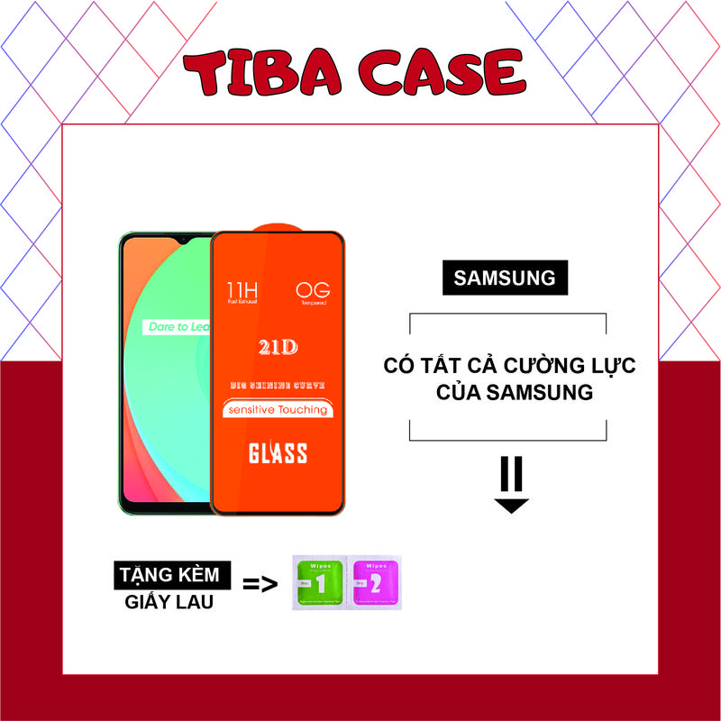 Kính cường lực Samsung Galaxy A13/A23/A33/A53/A73/A50/A30S/A50S/A7 2018/A6 PLUS/A03/A72/M12/A02S/A50/A02/J6 PLUS/A80/J8