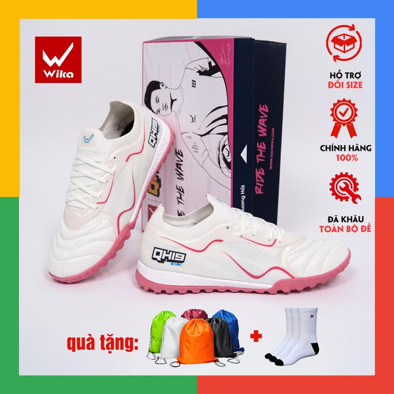 Giày Bóng đá sân cỏ nhân tạo Wika QH19 Z-VOL ( TẶNG TẤT DỆT KIM + BĂNG KEO )  Đá Banh