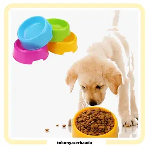TSA (COD) Tempat Makan Kucing Mangkok Minum Hewan Doggy Lucu Mangkok Makan Hewan Single Pet Food Bowl Import Murah